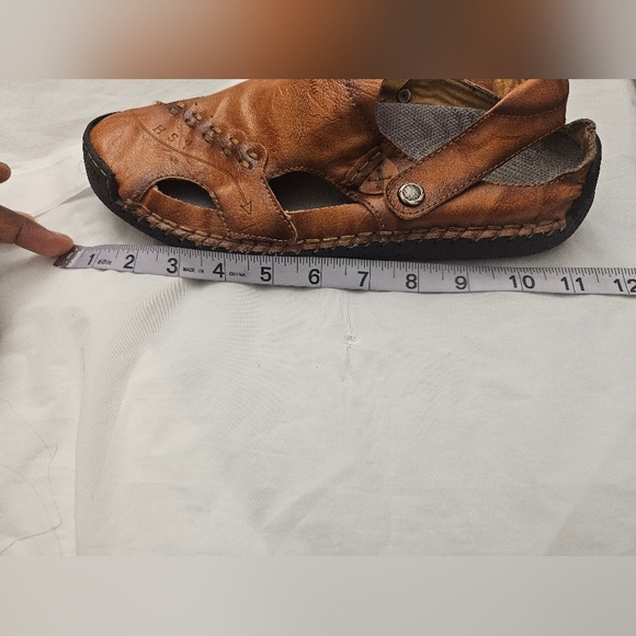 Men’s HSY Fashion Closed Toe Sandals Handcrafted with Rubber outer soles Size 12 - Picture 8 of 9